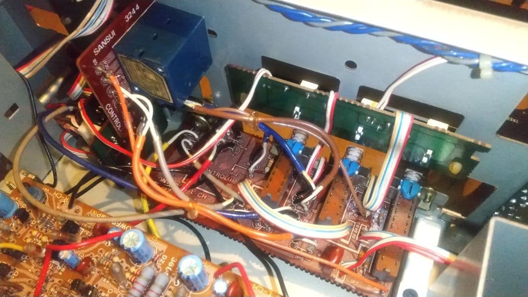 SANSUI AU-D607F EXTRA ステレオプリメインアンプ メンテ済み