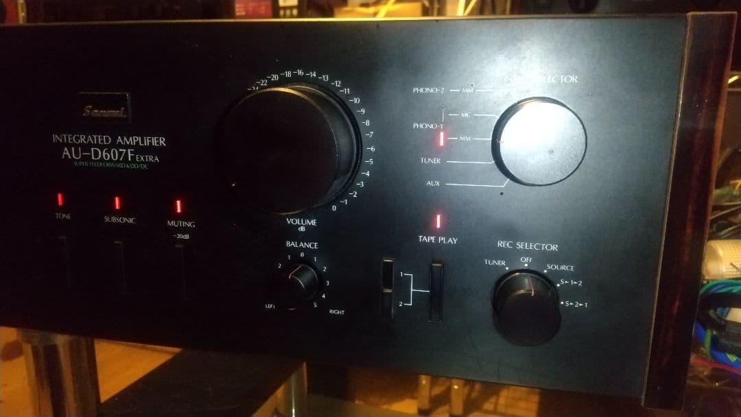 SANSUI AU-D607F EXTRA ステレオプリメインアンプ メンテ済み