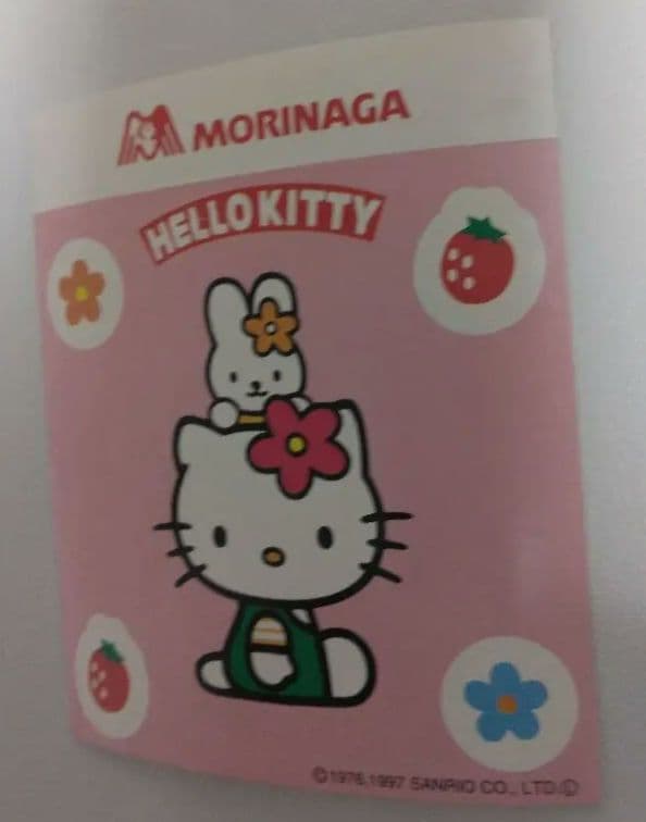 ハローキティ ステッカー モリナガ　レア