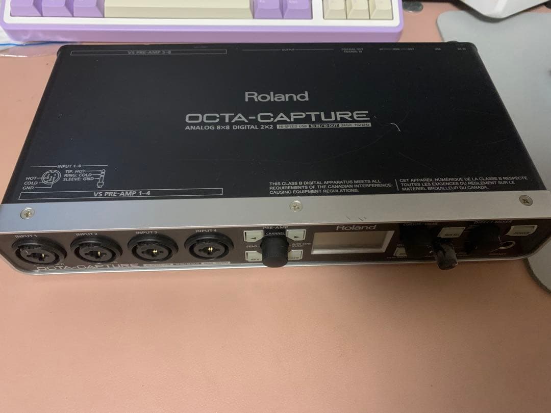【プチーノ様】Roland OCTA-CAPTURE オーディオインターフェイス