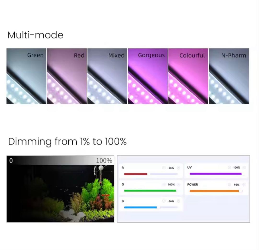 WEEK AQUA S300pro LED RGB＋UVライト　値下げ