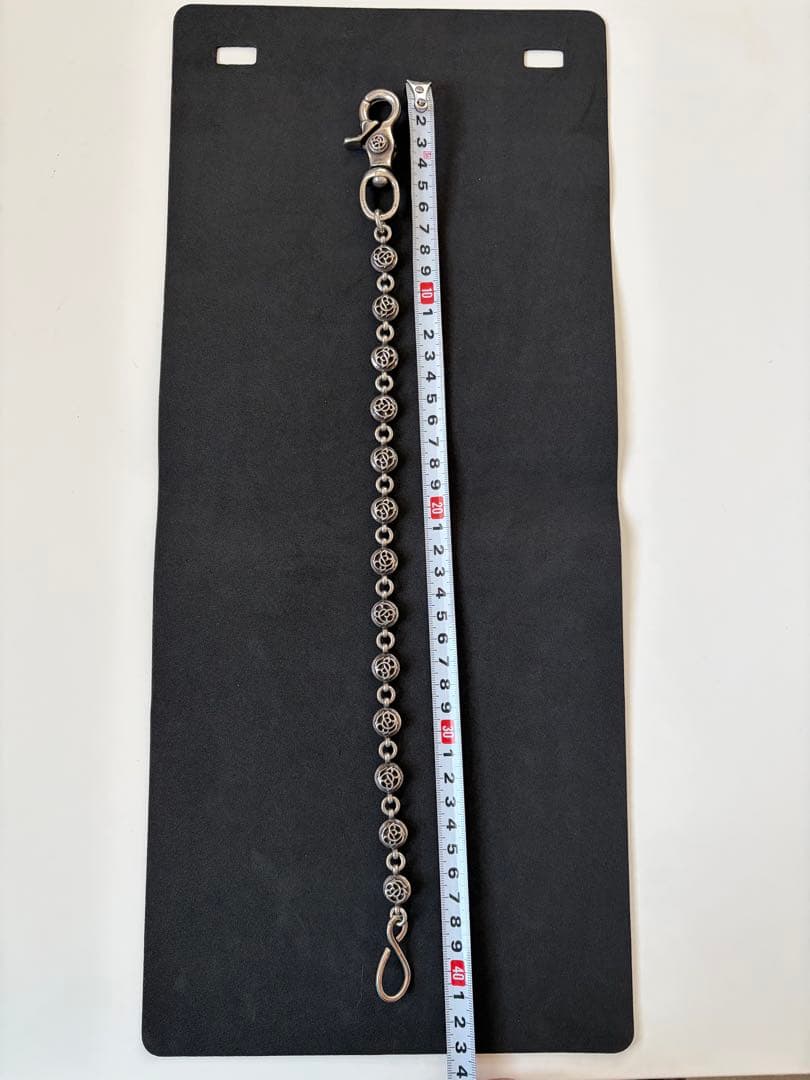 クロムハーツ　ウォレットチェーン ベルトループ　1ZIPウォレット　フローラル