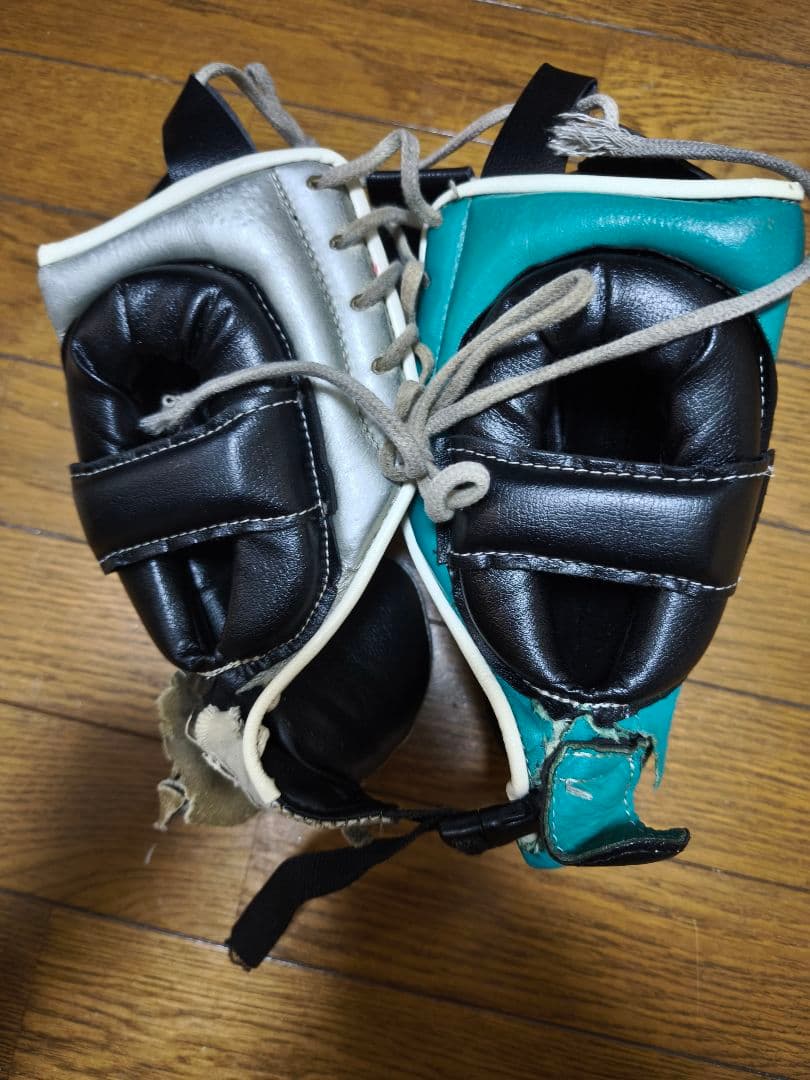 Winning ヘッドギア グリーン×シルバー×ブラック