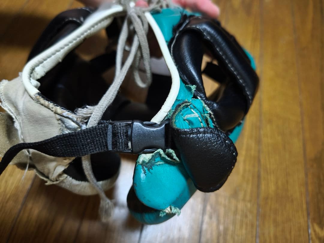 Winning ヘッドギア グリーン×シルバー×ブラック