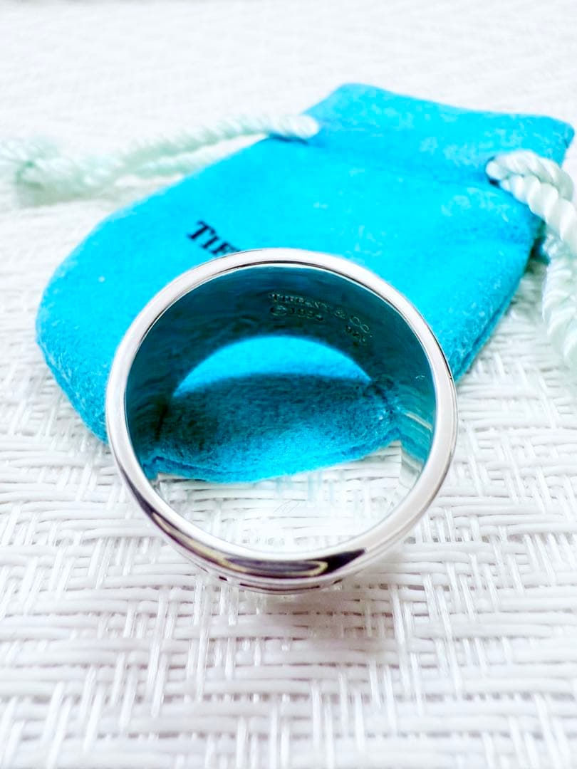 ティファニー　アトラス　ワイド　指輪　リング　23.5号　研磨仕上済美品 925