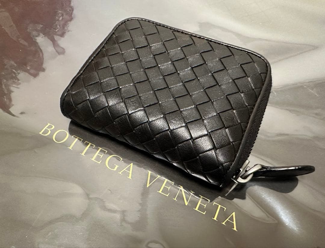 【付属品付】ボッテガヴェネタ イントレチャートケース/ラム/黒1️⃣✨✨
