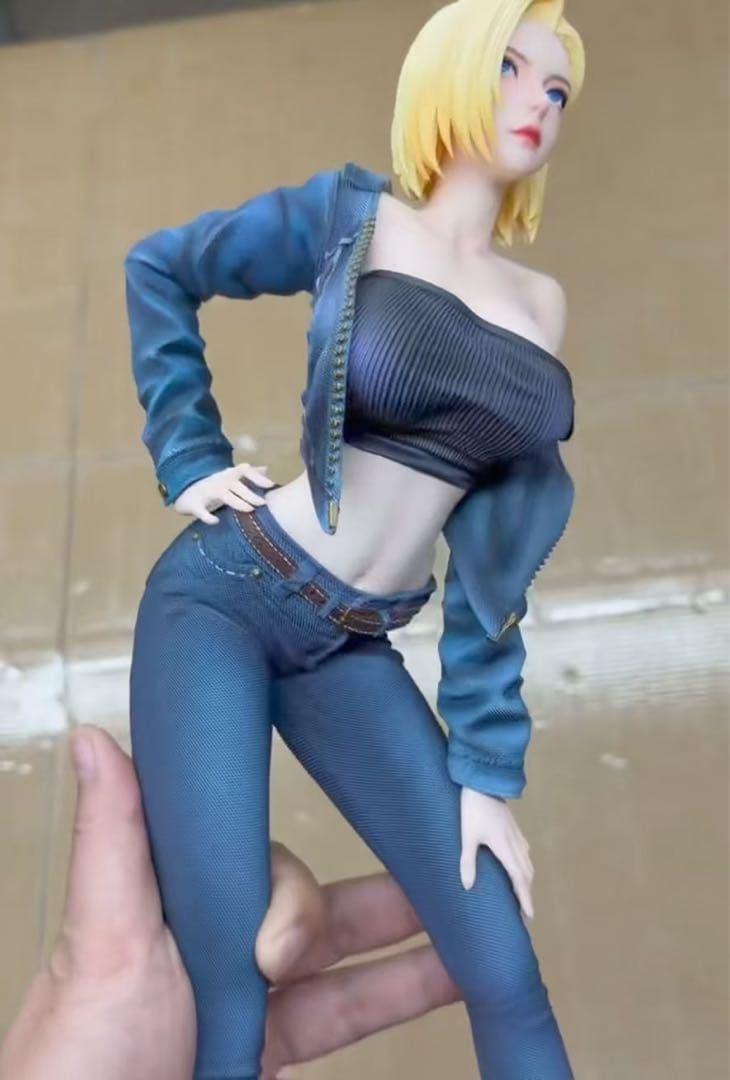 ドラゴンボール 人造人間18号 ガレキ ガレージキット スタチューX②