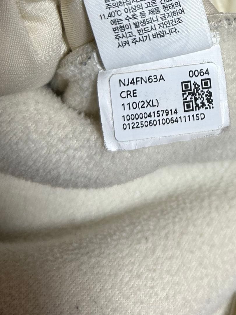 【年始限定値下げ】ノースフェイス ボアフリース ホワイトレーベル