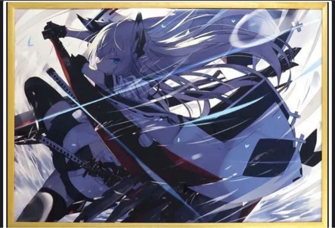 凪白みと アズールレーン アズレン 重桜 江風　複製原画　版画　ジークレー