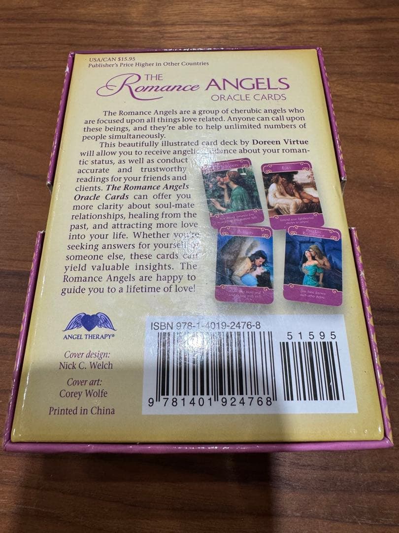 ロマンスエンジェルス　オラクルカード　英語版