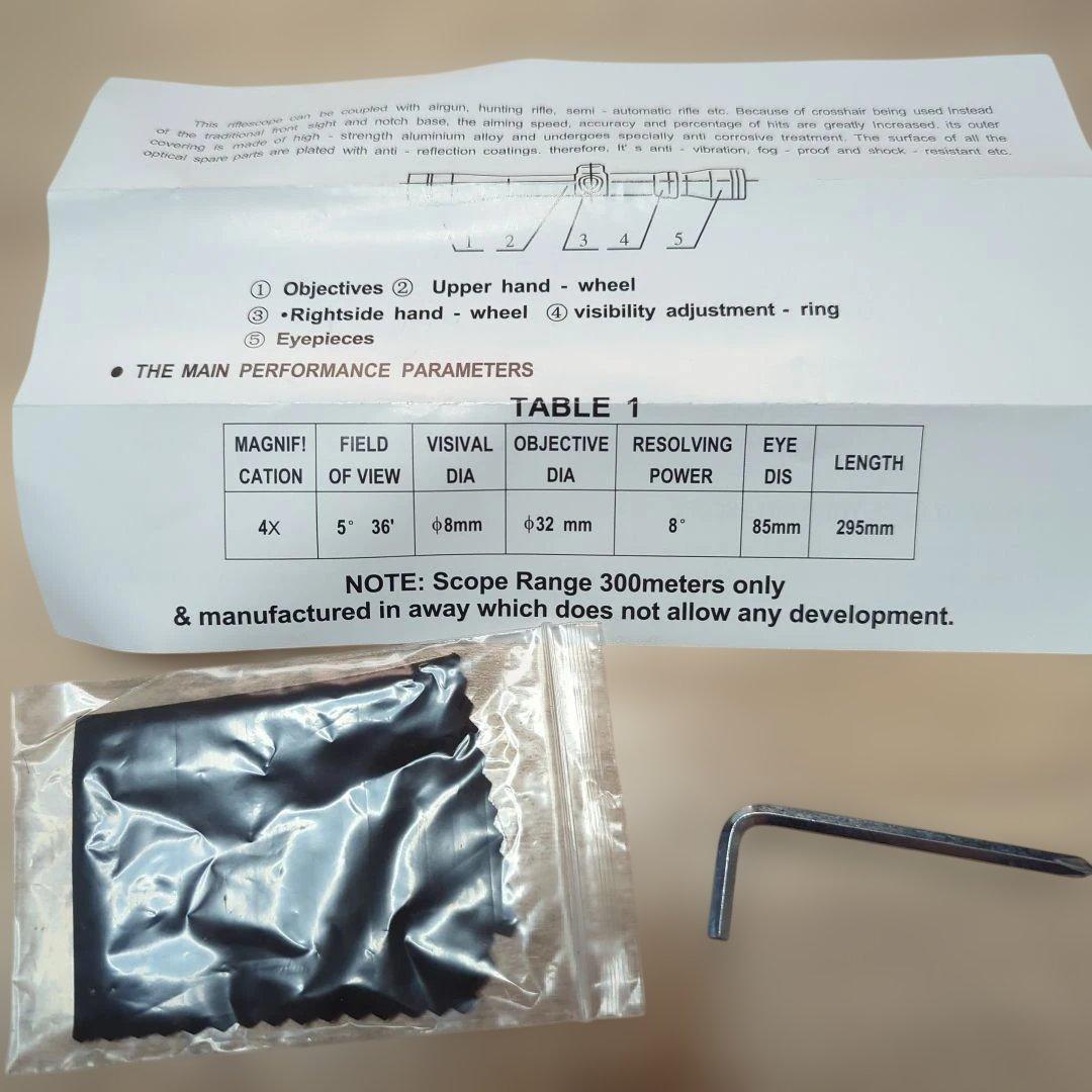 FCW COLT 4x20 スコープ レプリカ