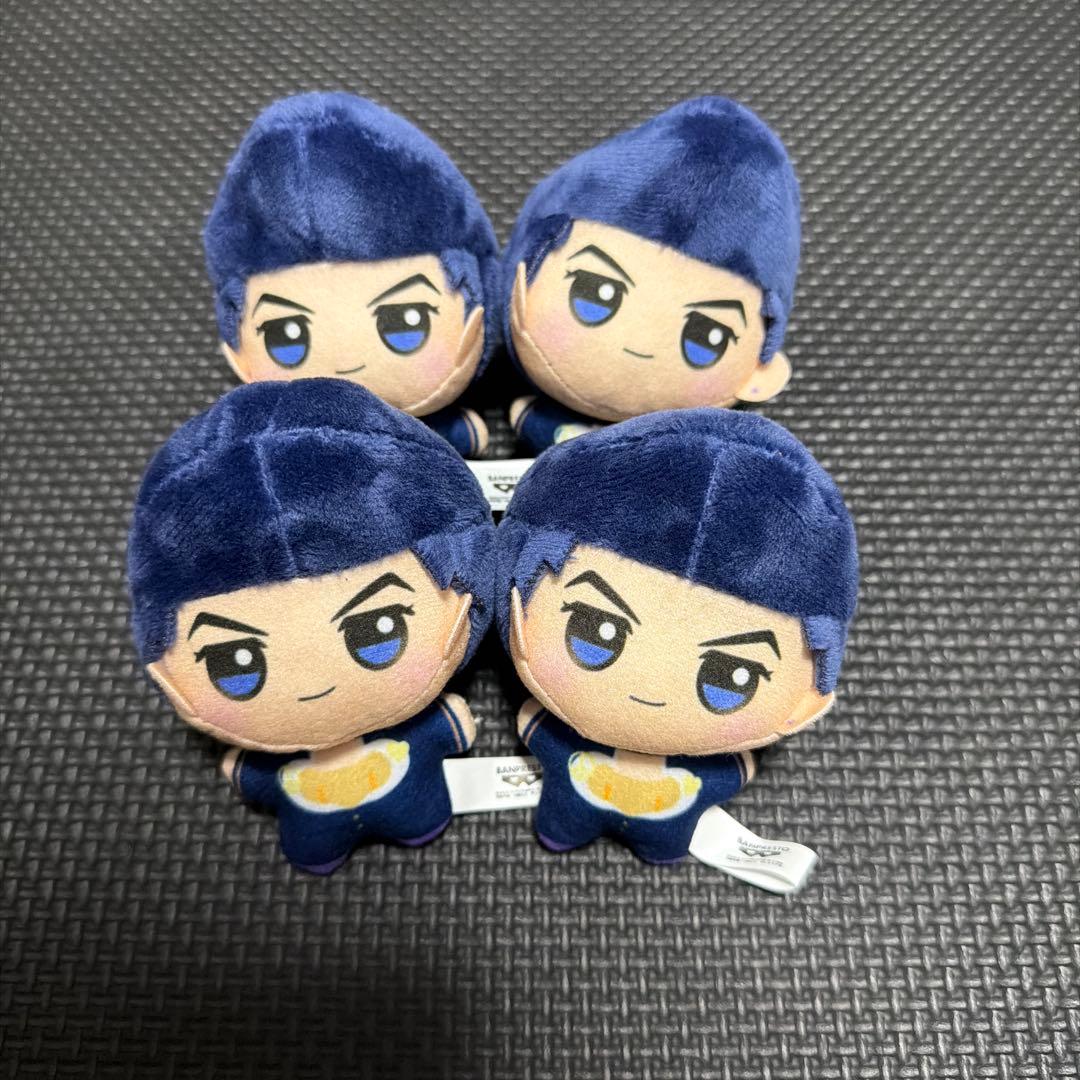 美品ナムコ限定【ジョジョの奇妙な冒険】チビちびぐるみ　~東方仗助~4点セット~