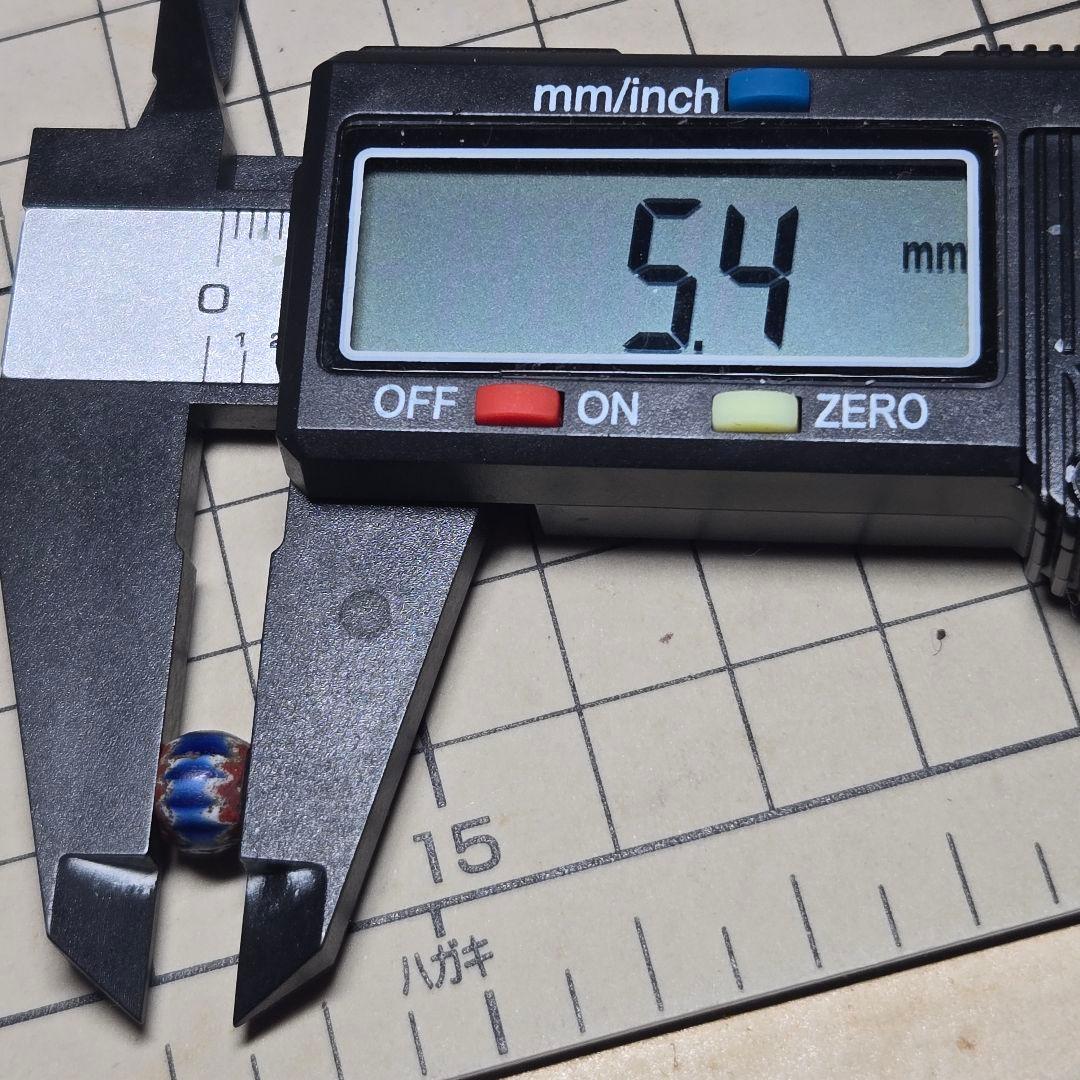 小粒　良雰囲気　7層シェブロンビーズ　goro's等のカスタムに　8