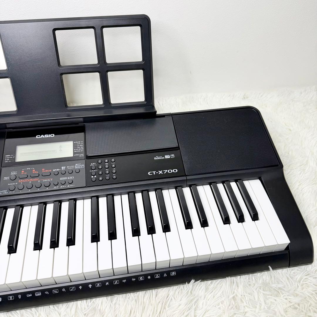 美品 CASIO CT-X700 キーボード 61鍵 ACアダプター付き