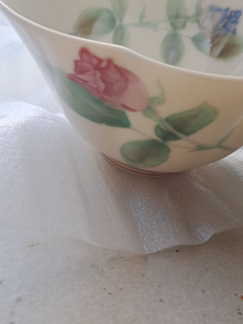 【香蘭社】　小鉢5客　金彩　薔薇