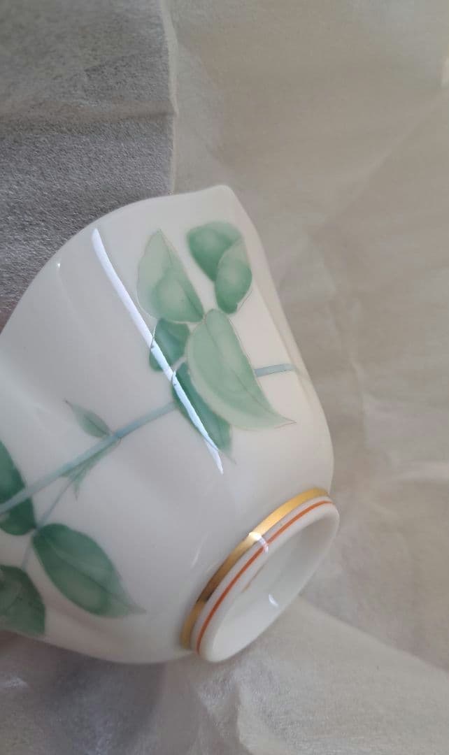 【香蘭社】　小鉢5客　金彩　薔薇