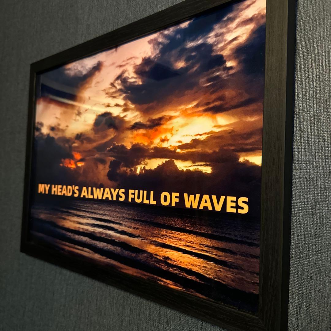 A3フレーム付きポスター　風景画　海の景色　オリジナルフォト　インテリア