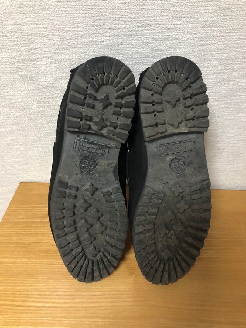 ティンバーランド　3アイレット　黒 ヌバック　26cm