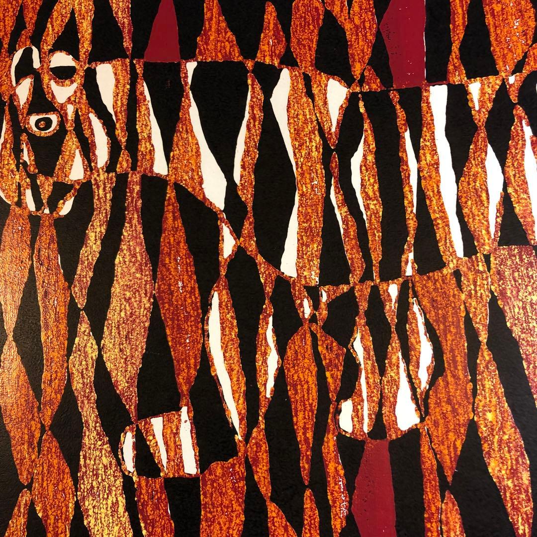 林之耀　「斑紋与進化」 シルクスクリーン　作家直筆サイン入り　額縁無し