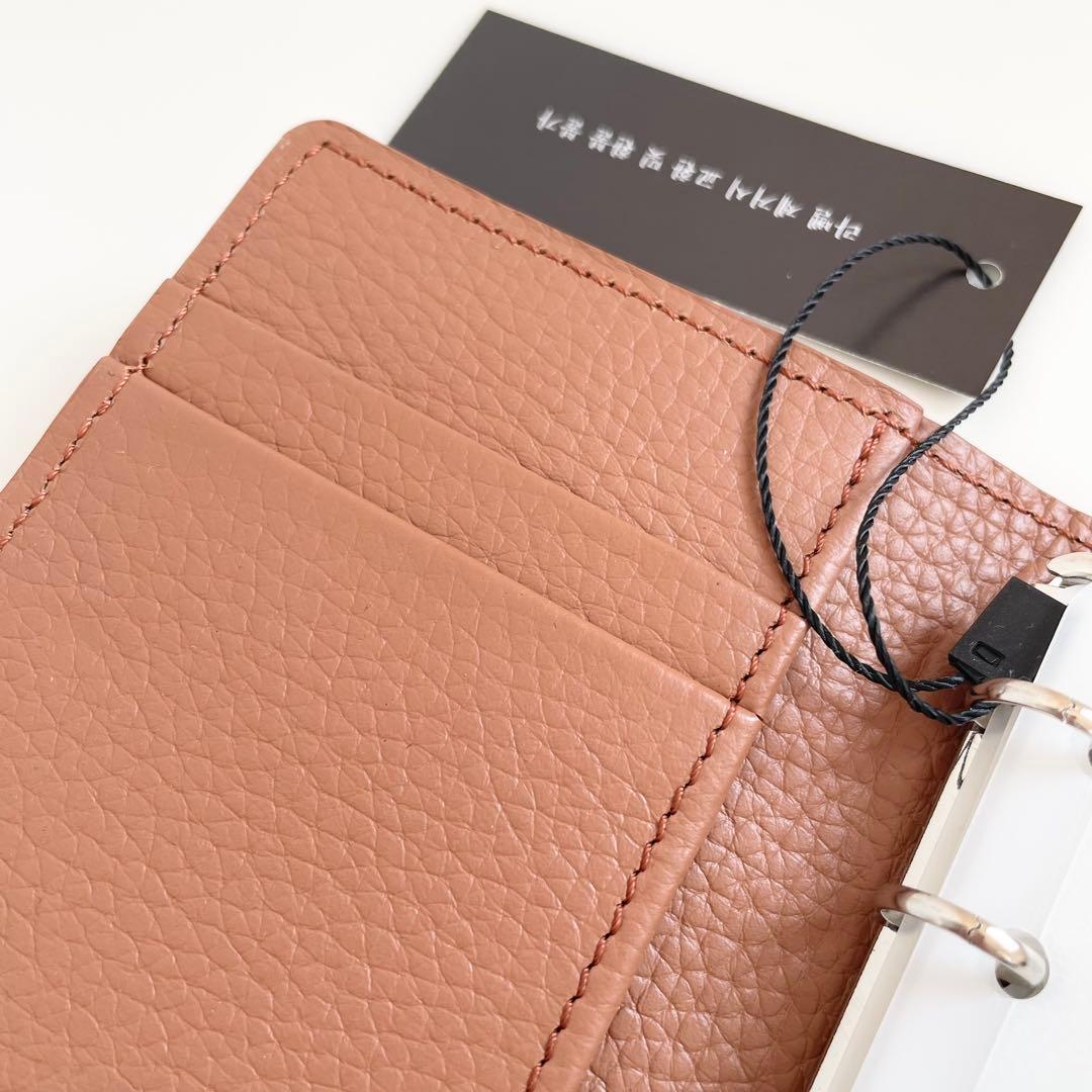 1セット限り　韓国　バインダー　貯金　M5 ブラウン　リフィル　手帳