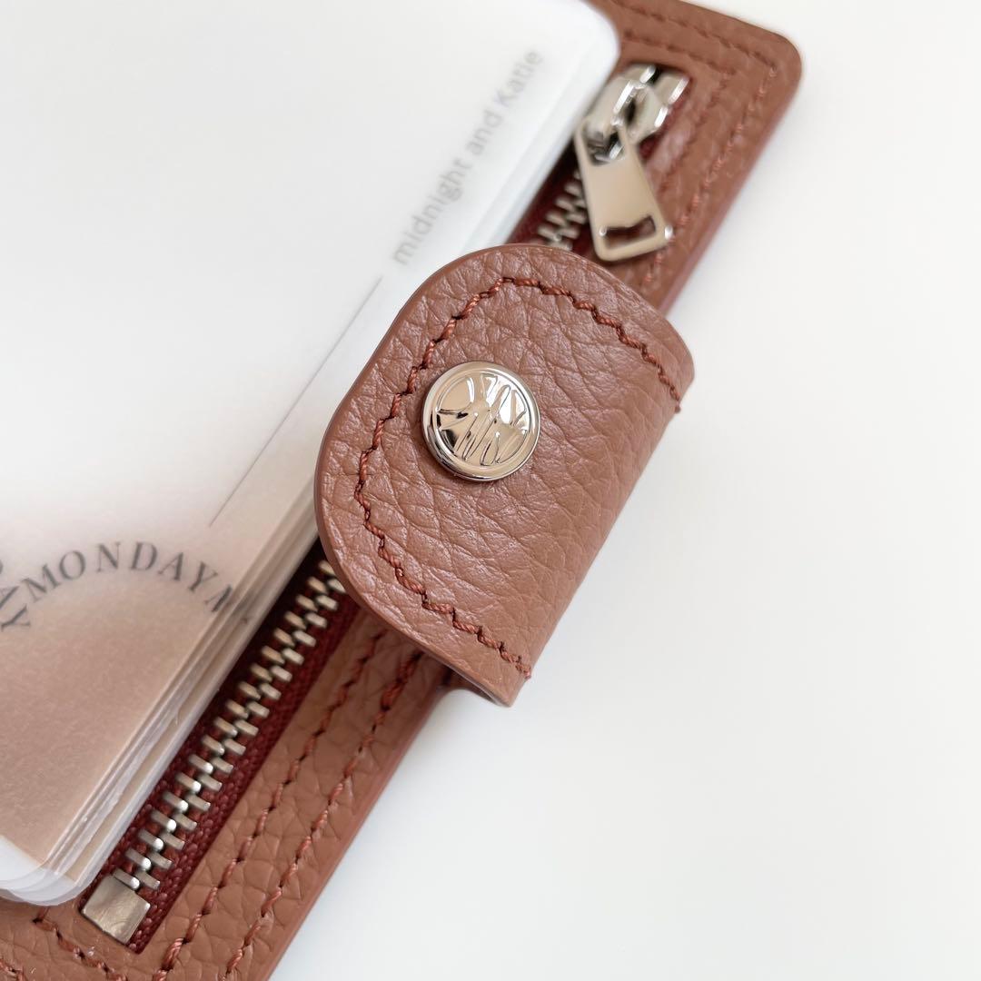 1セット限り　韓国　バインダー　貯金　M5 ブラウン　リフィル　手帳