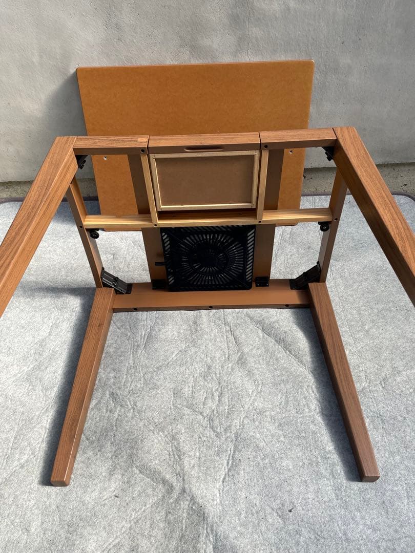 割と綺麗　ニトリ　引き出し付　足高コタツ　デコタ　N8060