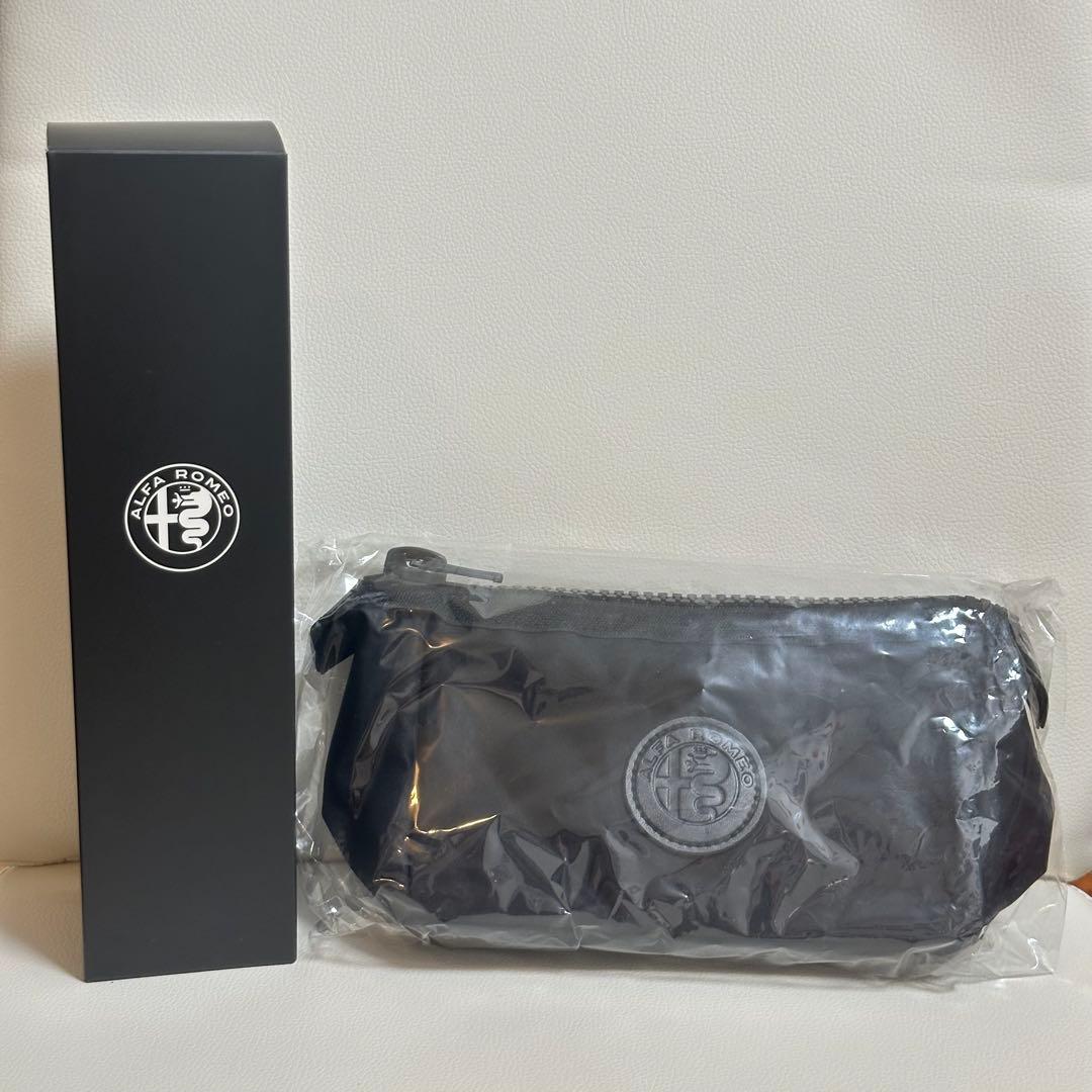 【貴重！新品】アルファロメオ ステンレス サーモボトル ＆ ポーチ