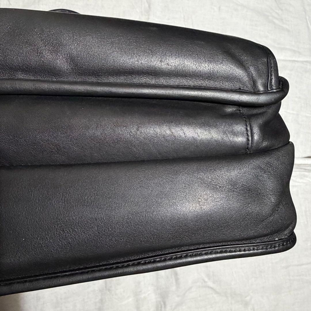 ◎良品　TUMI 96130D4 レザー ビジネスバッグ ブラック