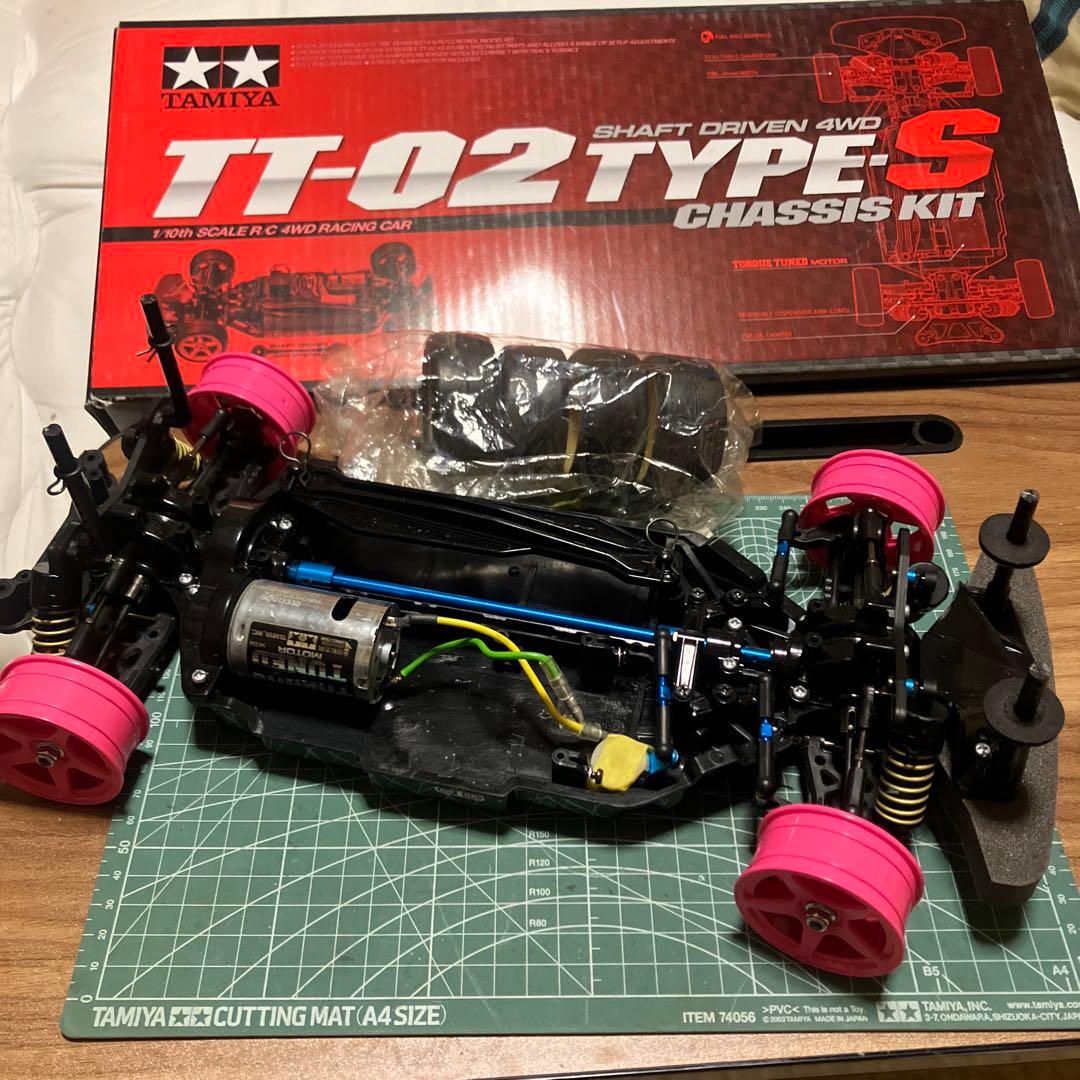 れんさま専用。tt02タイプS中古美品68Tハイスピードギア付き。
