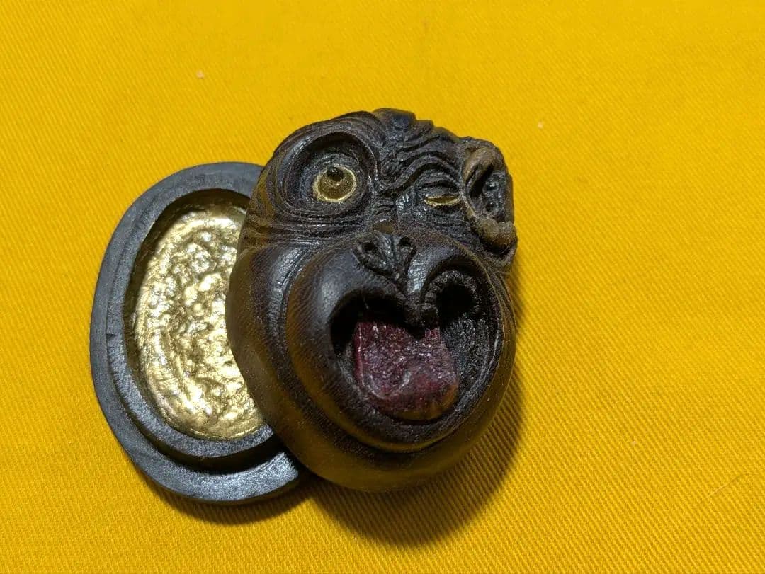 【閉店売り尽し】手彫の香合2点