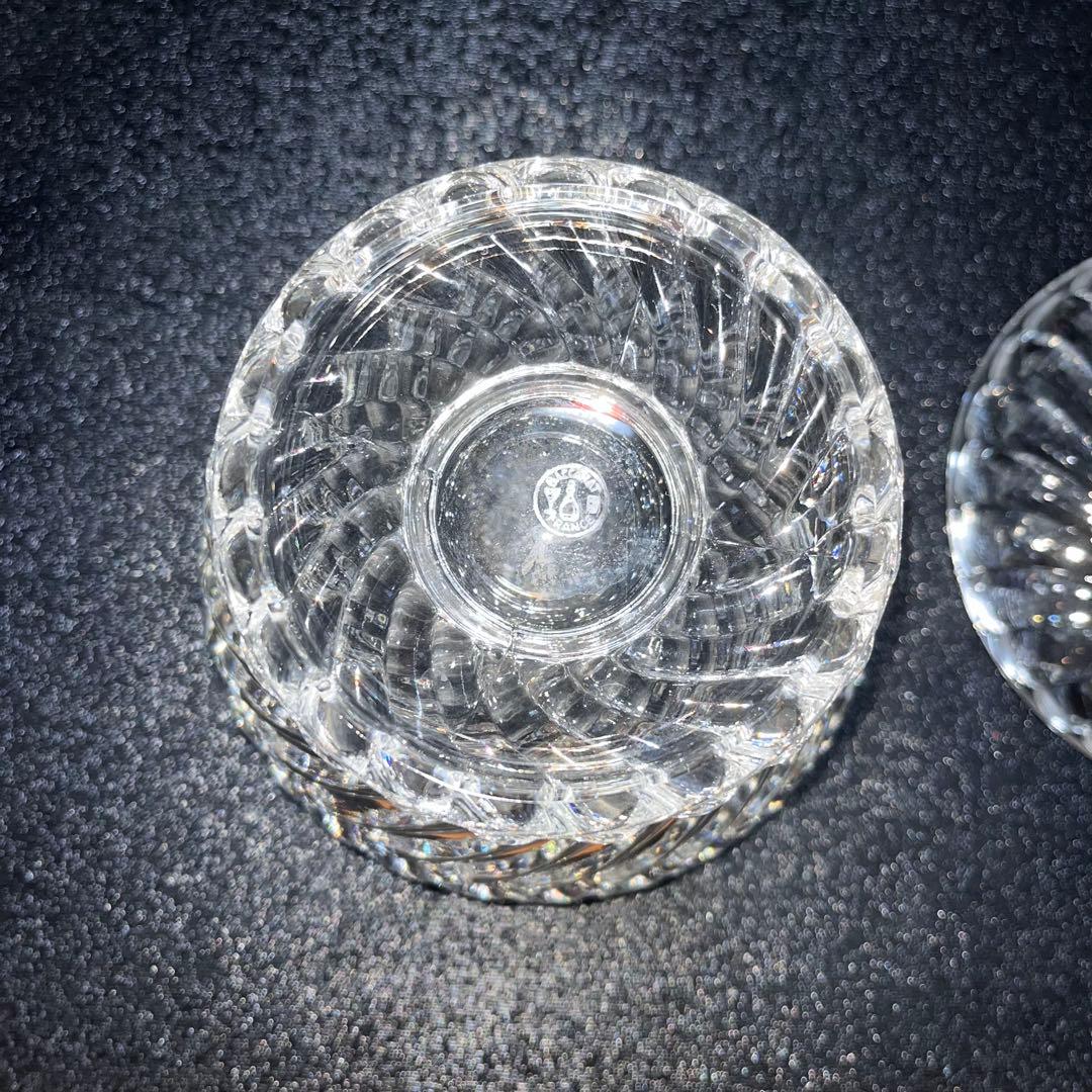 【バカラ/BACCARAT】バンブー　ボンボニエール　ガラスアンティーク　未使用