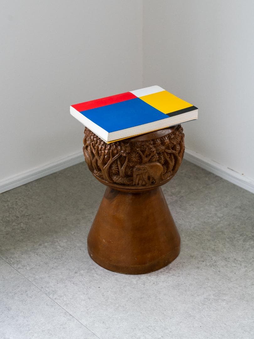 インド カシミール 木彫り スツール ヴィンテージ・アンティーク　民芸品