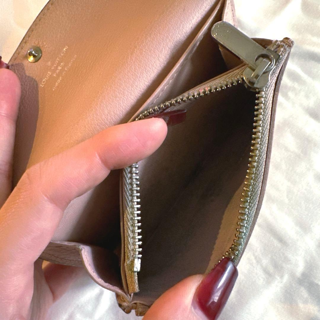 ルイヴィトン 2つ折り財布 ピンク