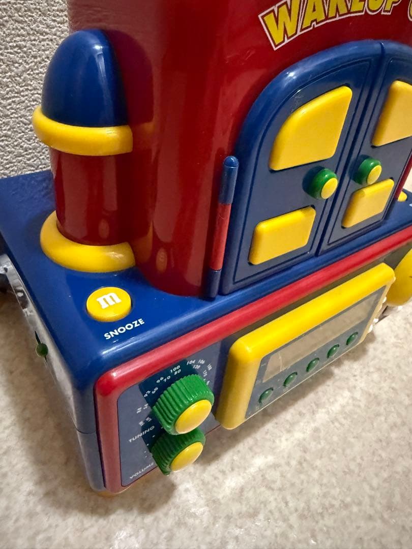 ★激レア★ M&M's エムアンドエムズ動く！喋る！目覚まし時計ラジオ