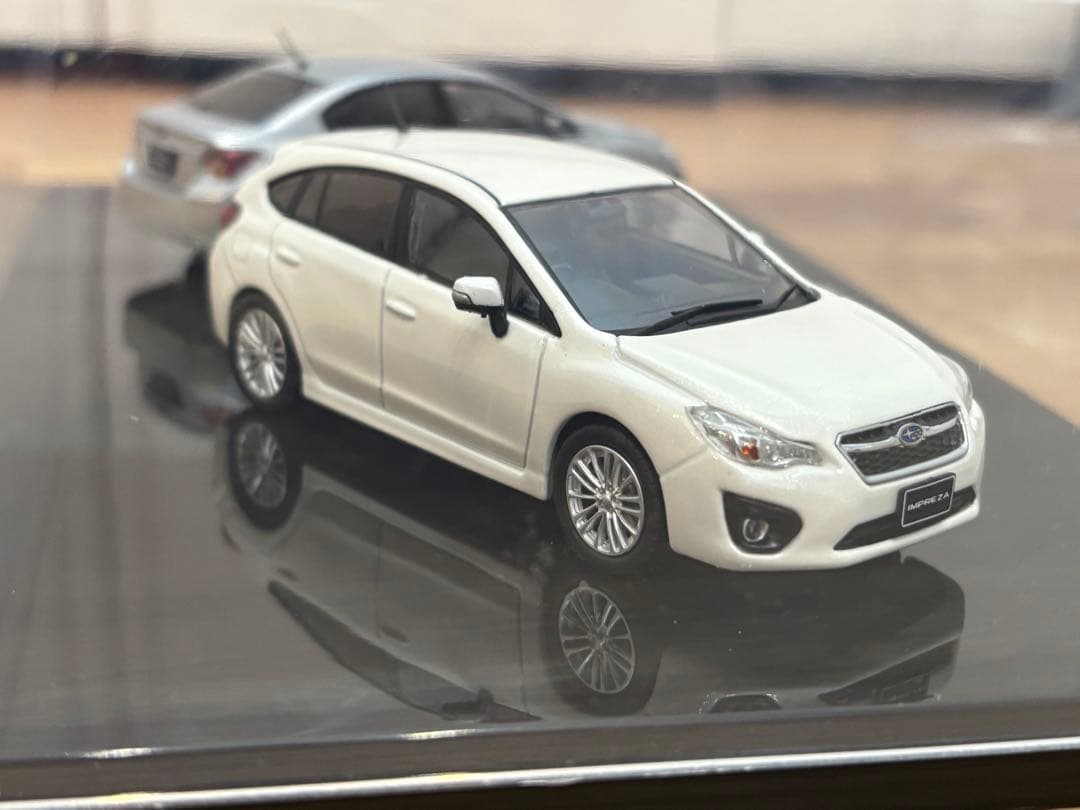 非売品　SUBARU 成約記念品 スバルインプレッサ　1/43 ミニカー