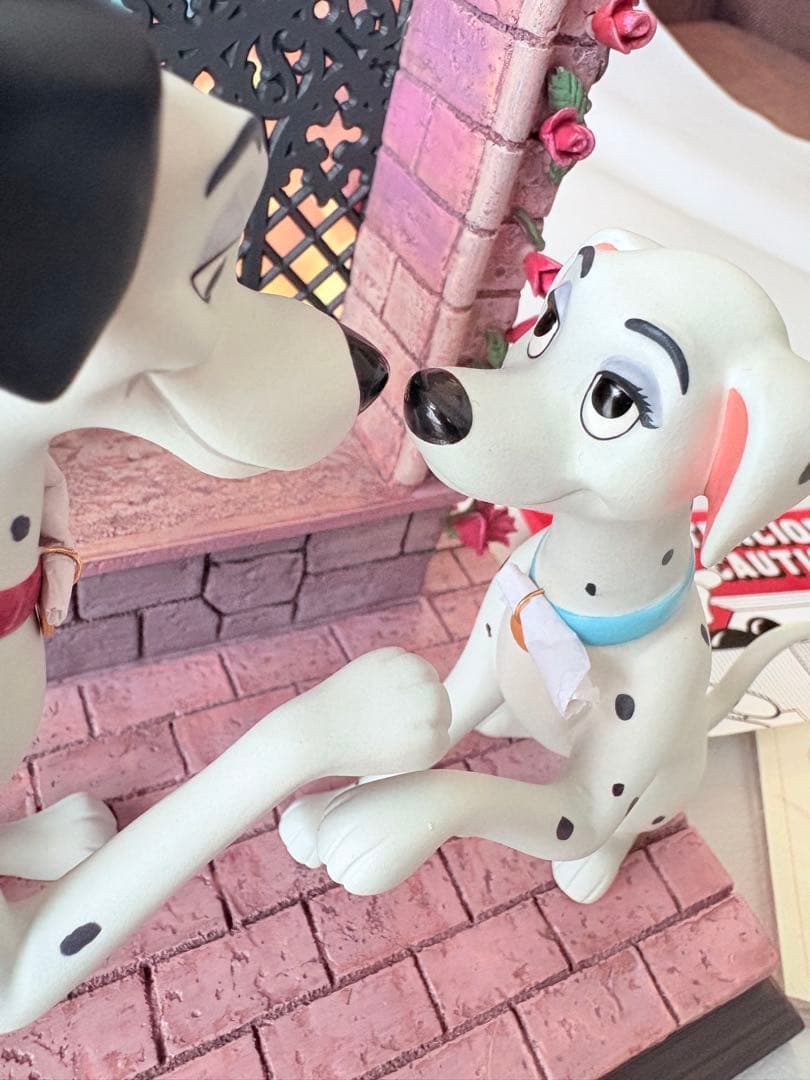 WDCC ディズニー 101匹わんちゃん ポンゴ&パーディタ フィギュア 陶器製