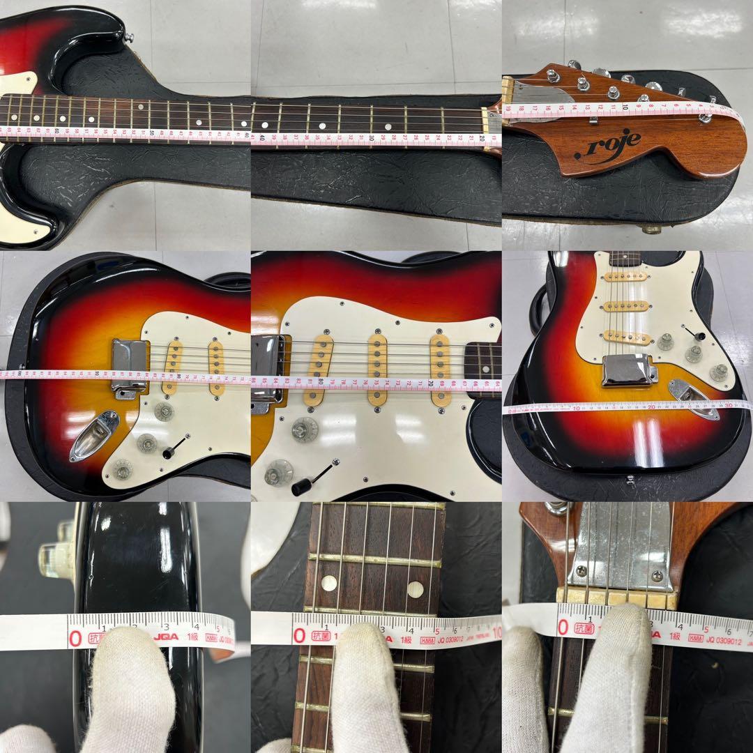 O*i様 roje ロジェ エレキギター 楽器 弦楽器 長さ約99cm 横約32