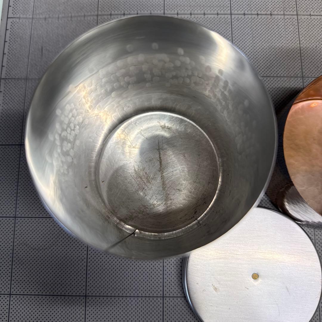 無形文化財 玉川堂 茶筒 亀甲文 新潟県