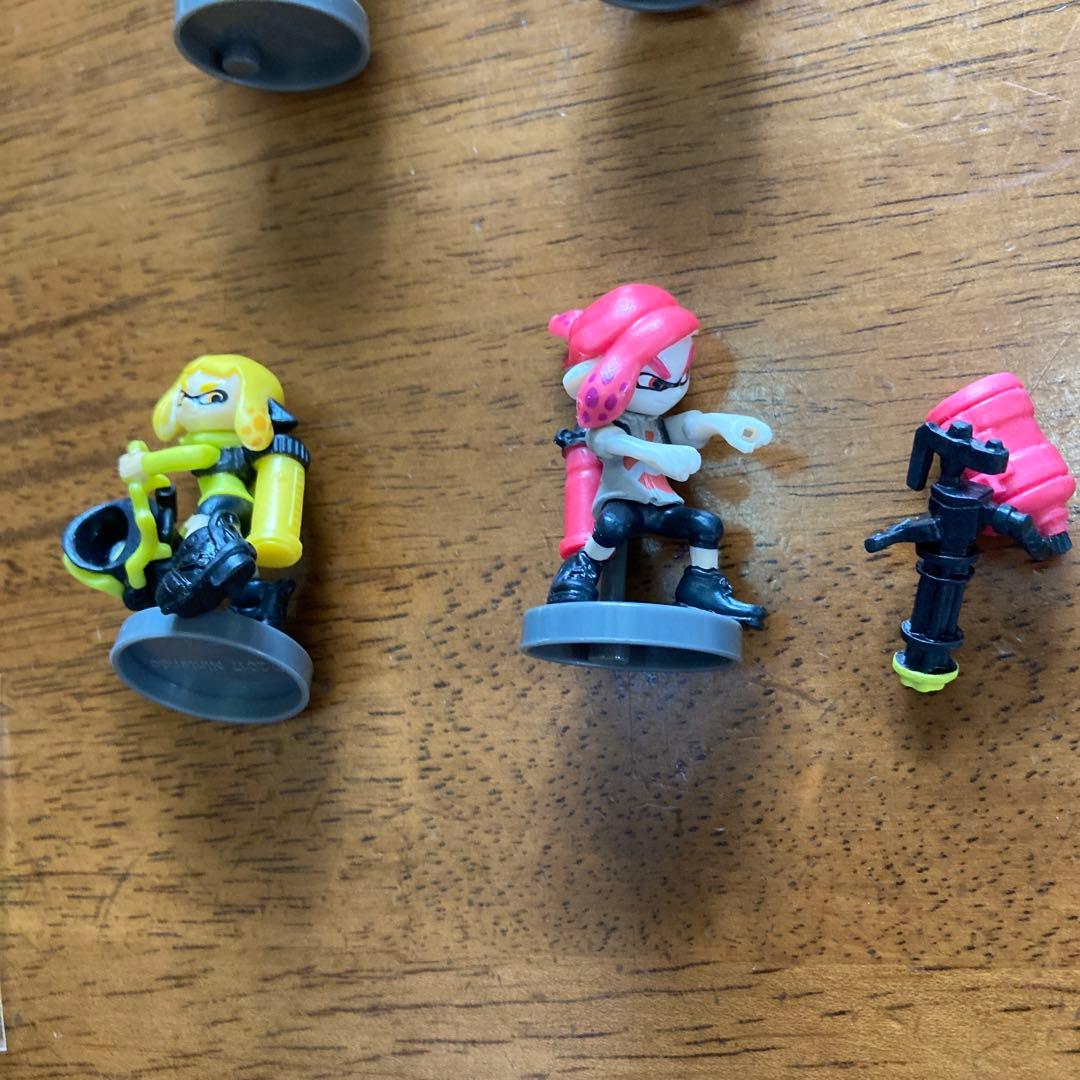 スプラトゥーン　フィギュア　ワッペン　キーホルダー　9点セット新品