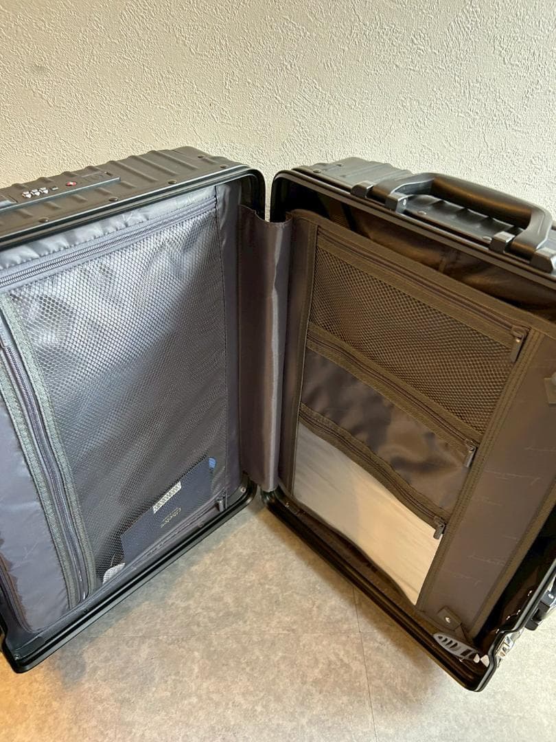 リベティ多機能キャリーケース【マットブラックSサイズ】22