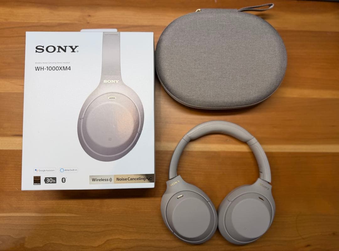 SONY WH-1000XM4 ワイヤレスヘッドホン グレー