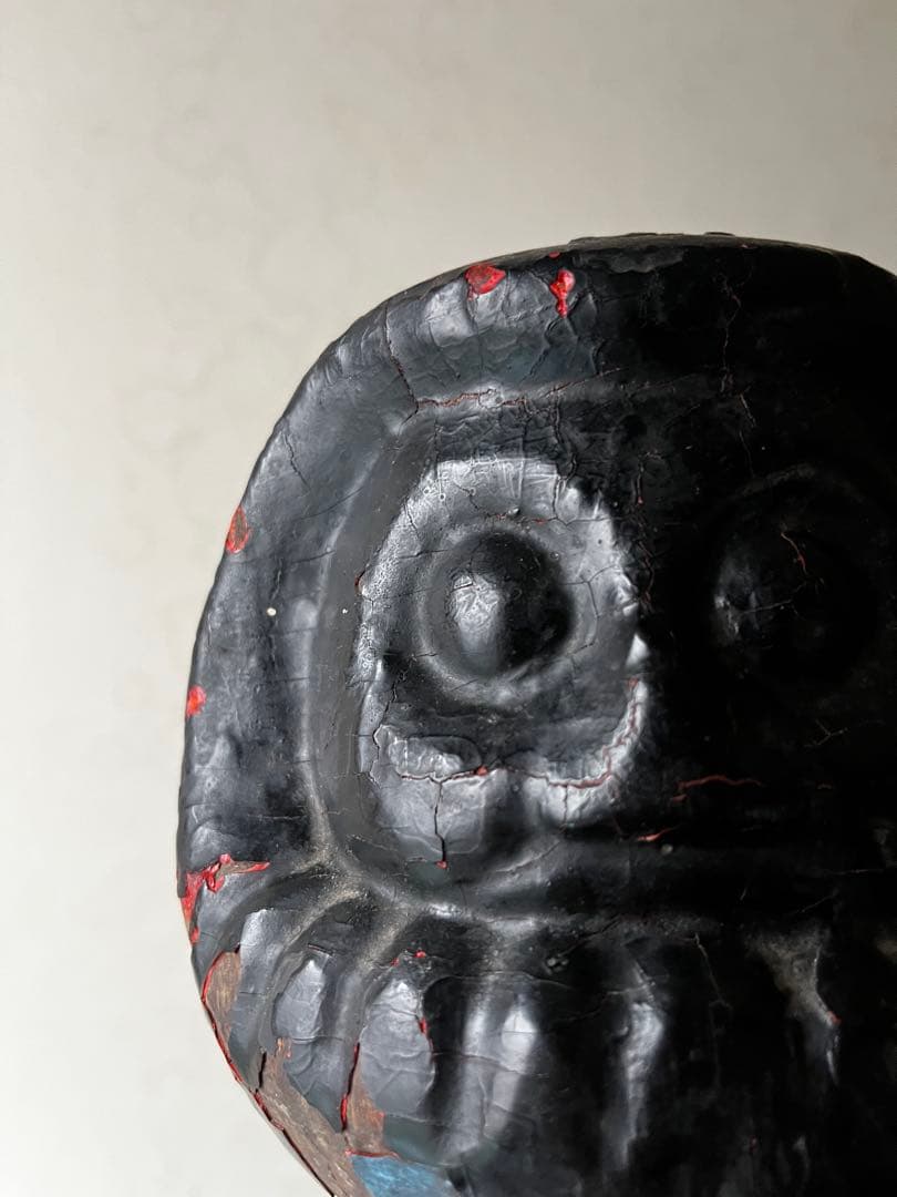 達磨　木型　張子の木型　だるま　高崎だるま　骨董　民藝　時代は明治から昭和