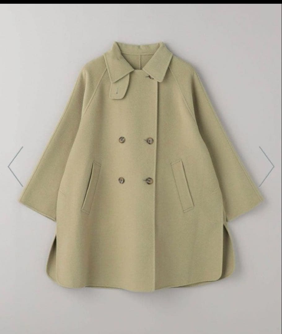 リバーポンチョコート　グリーン