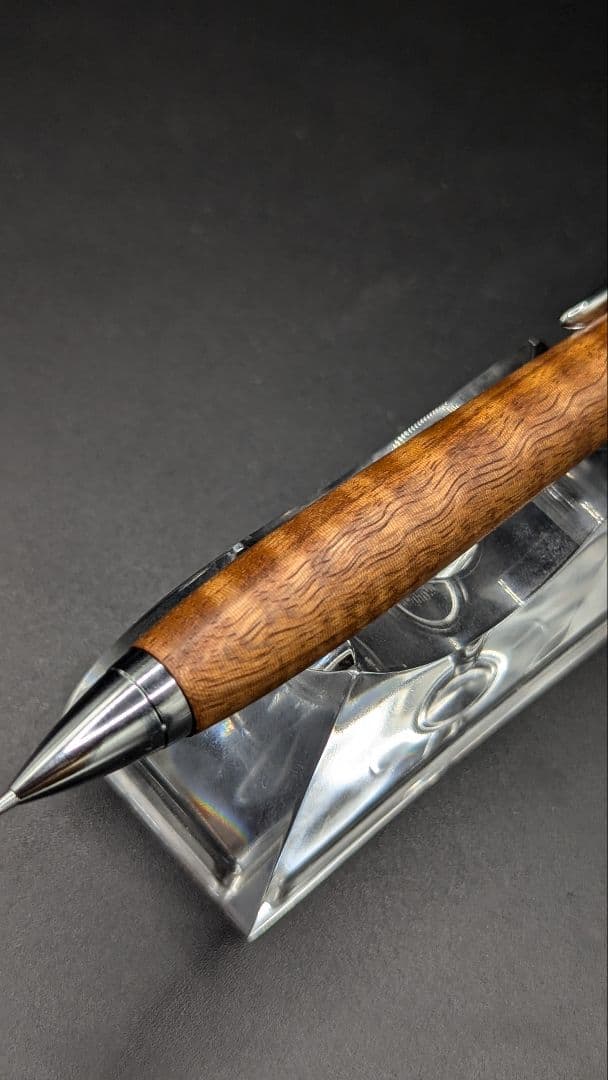 234ペン工房翌檜　金糸楠木　木軸シャーペン　木軸ボールペン