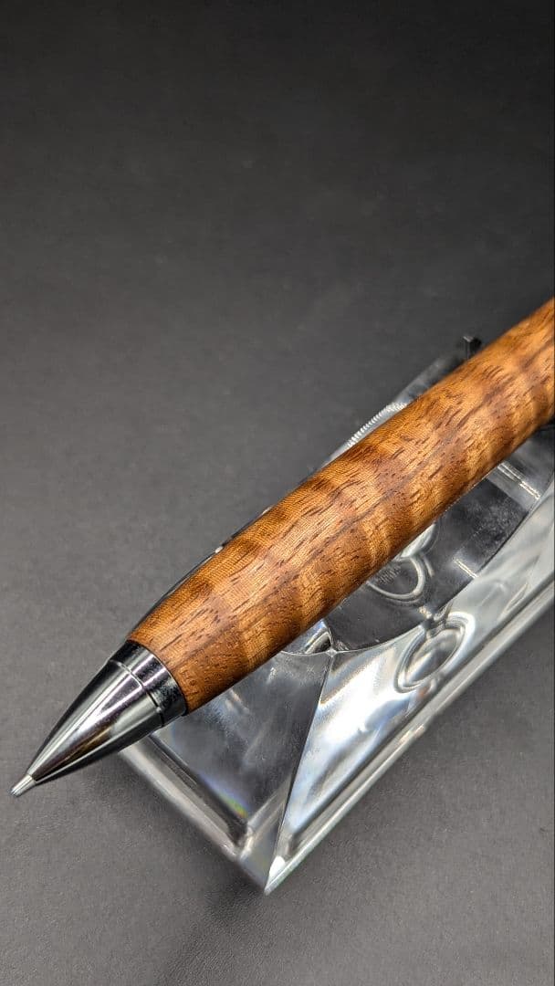 234ペン工房翌檜　金糸楠木　木軸シャーペン　木軸ボールペン