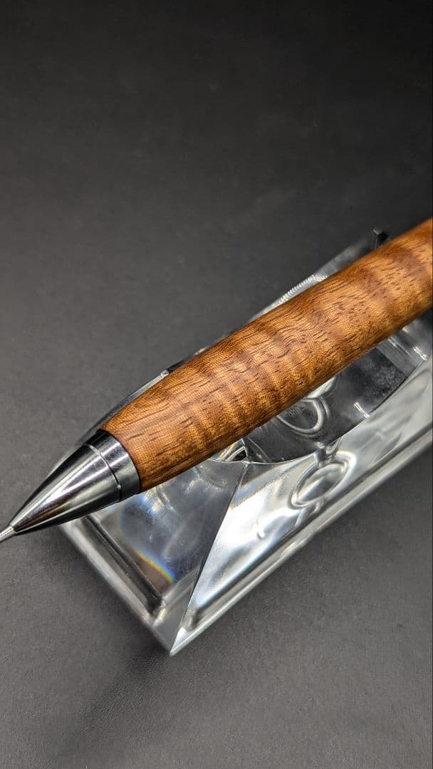 234ペン工房翌檜　金糸楠木　木軸シャーペン　木軸ボールペン