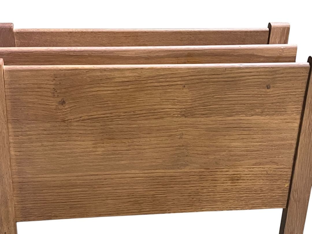 ジャーナルスタンダード木製マガジンラック 2仕切り