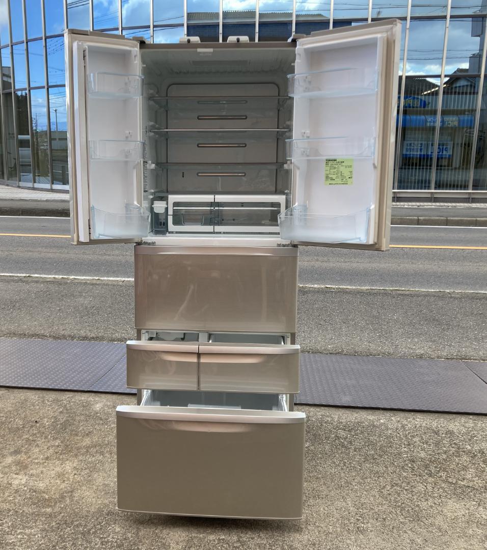 愛知岐阜/送料無料★東芝 548L冷蔵庫　GR-D55F-NT　2011年製