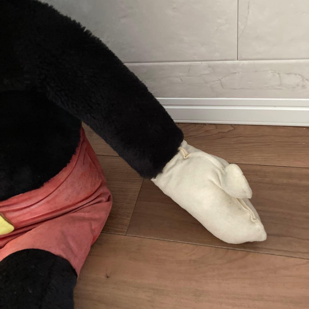 ミッキーマウス　ビッグぬいぐるみ　ヴィンテージ　レア