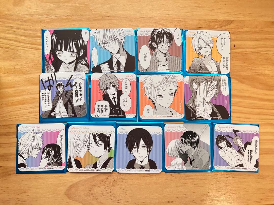 藤原ここあ　妖狐×僕SS 15周年記念カフェ　後半　コースター　コンプリート